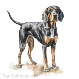 Black and Tan Coonhound 